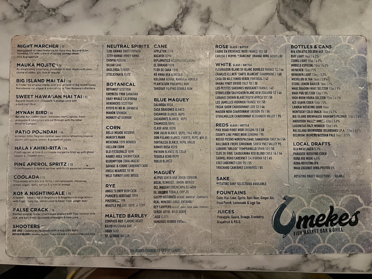 Umekes Fish Market Bar & Grill Menu - Image 5